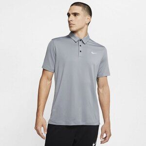 Nike Men's Dri-fit Football Polo - Cool Grey